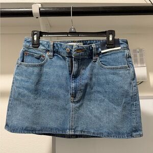 Abercrombie Denim Mini Skirt Curve love